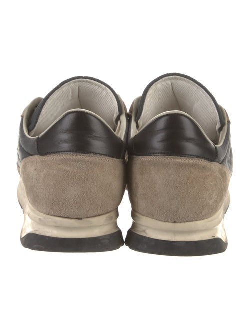 Common Projects Suede Colorblock Pattern Athletic Sneakers