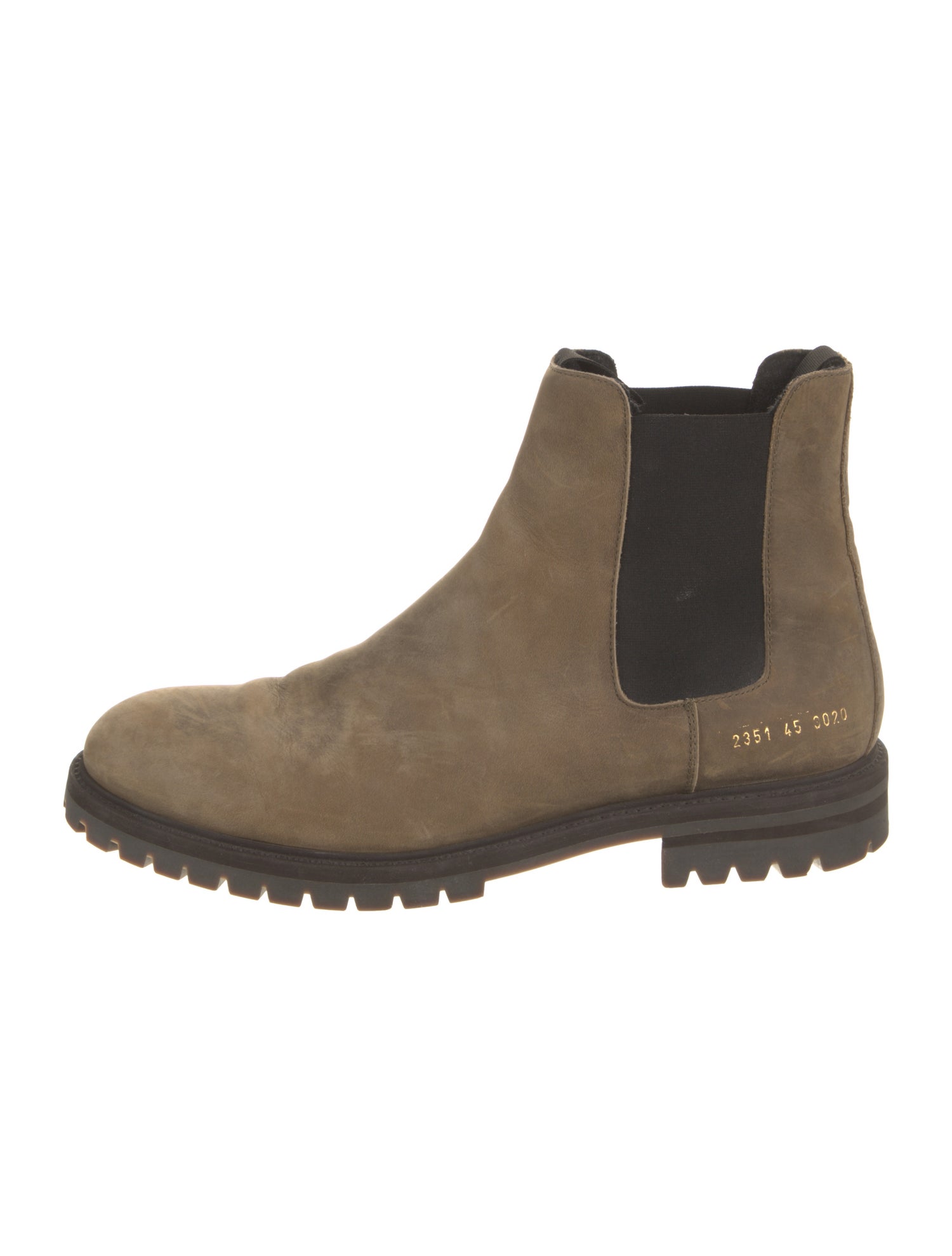 Common Projects Suede Chelsea Boots