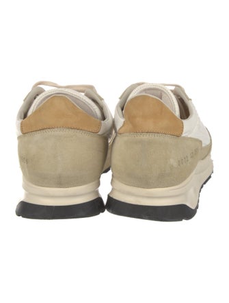 Common Projects Suede Colorblock Pattern Sneakers