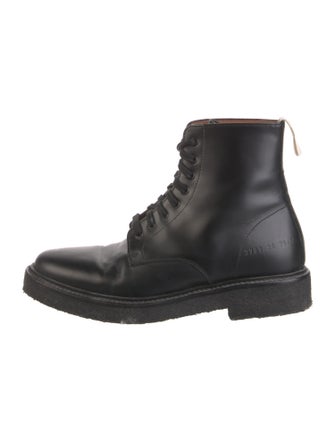 Common Projects Leather Combat Boots