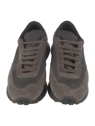 Common Projects Suede Colorblock Pattern Sneakers