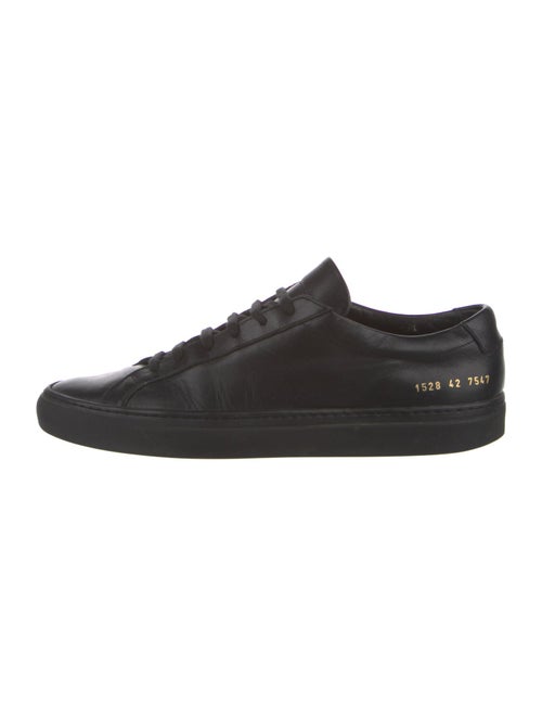 Common Projects Leather Graphic Print Sneakers