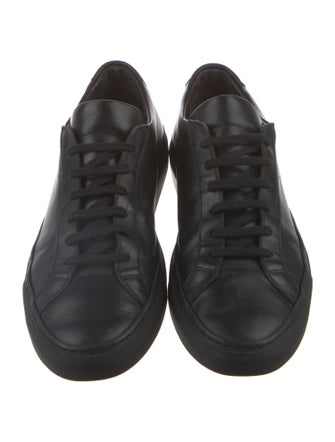 Common Projects Leather Graphic Print Sneakers