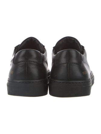 Common Projects Leather Graphic Print Sneakers