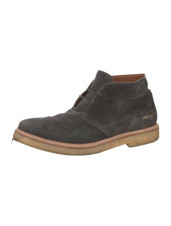 Common Projects Suede Lace-Up Boots