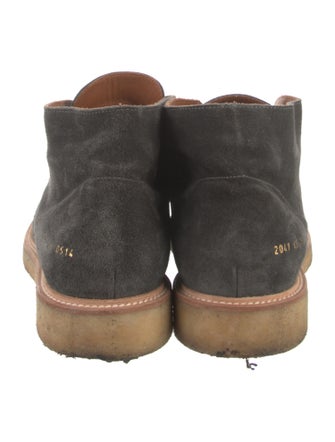 Common Projects Suede Lace-Up Boots