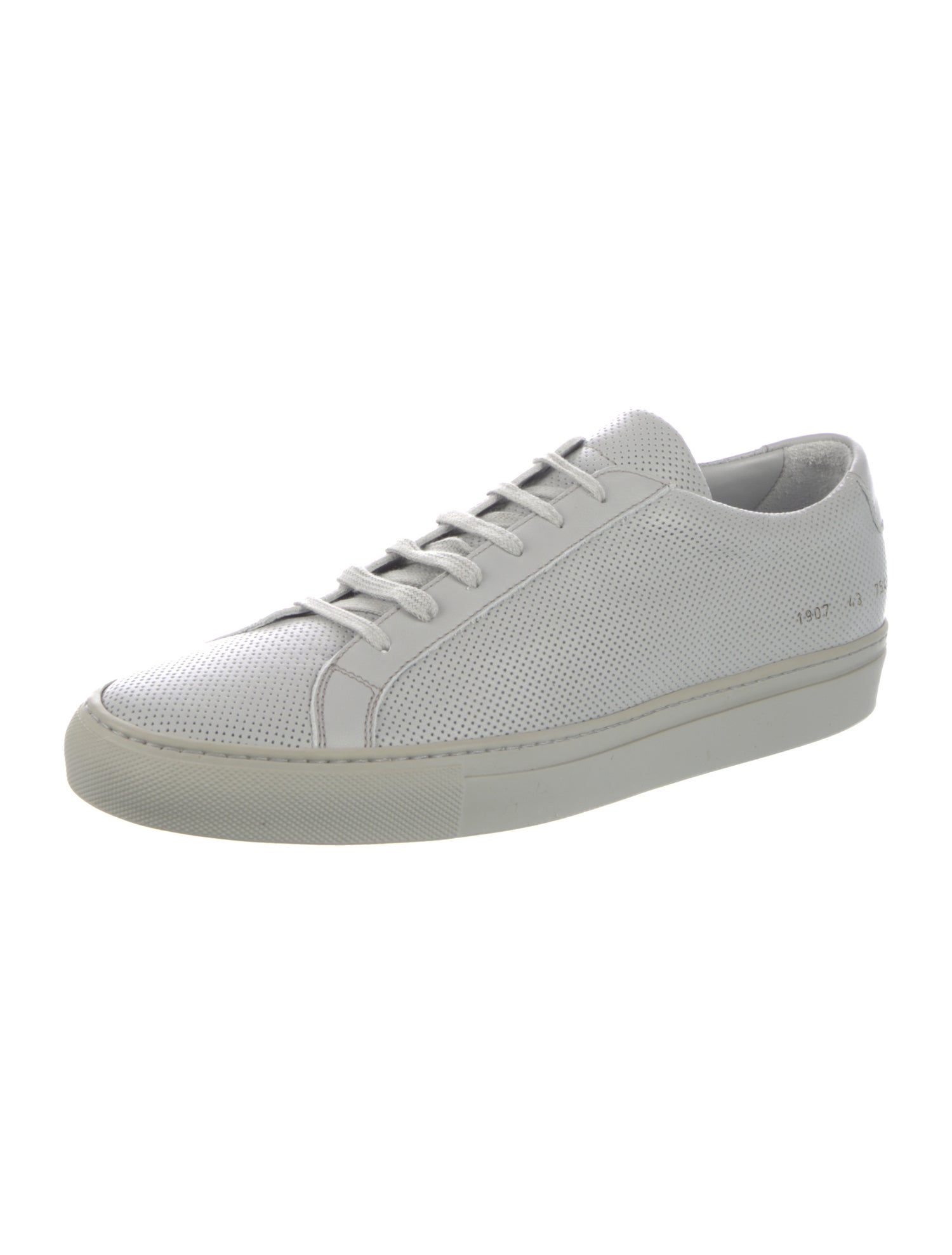 Common Projects Leather Lasercut Accents Sneakers