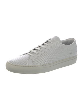 Common Projects Leather Lasercut Accents Sneakers