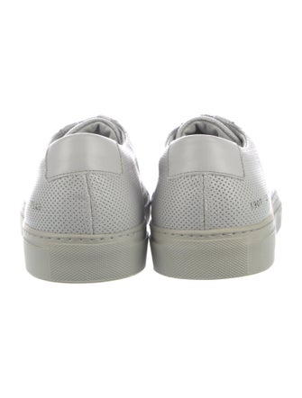 Common Projects Leather Lasercut Accents Sneakers