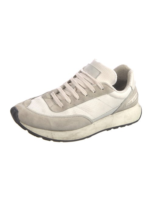 Common Projects Suede Colorblock Pattern Sneakers