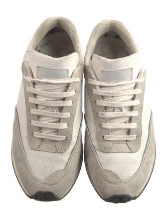 Common Projects Suede Colorblock Pattern Sneakers