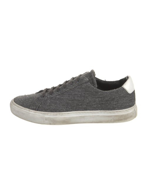 Common Projects Suede Leather Trim Embellishment Sneakers