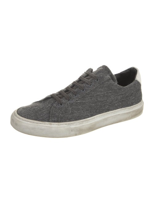 Common Projects Suede Leather Trim Embellishment Sneakers