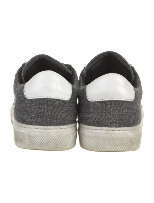 Common Projects Suede Leather Trim Embellishment Sneakers