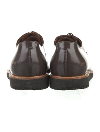 Common Projects Patent Leather Derby Shoes