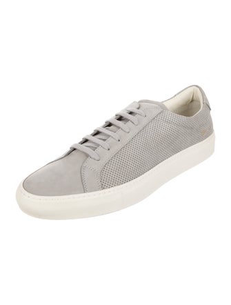 Common Projects Suede Printed Sneakers