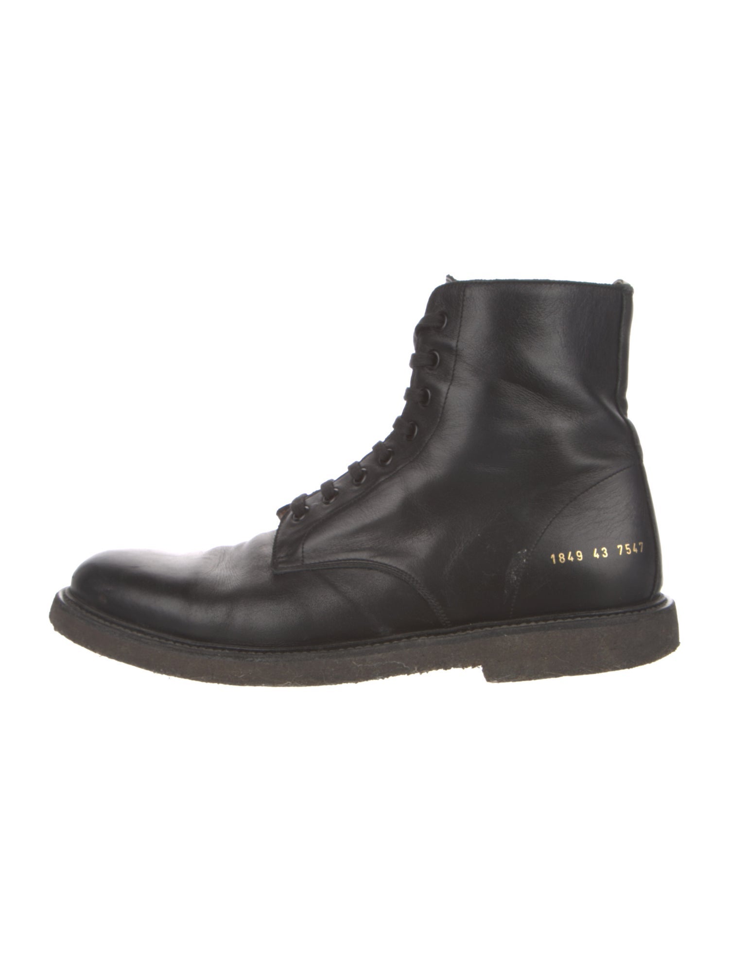 Common Projects Leather Lace-Up Boots