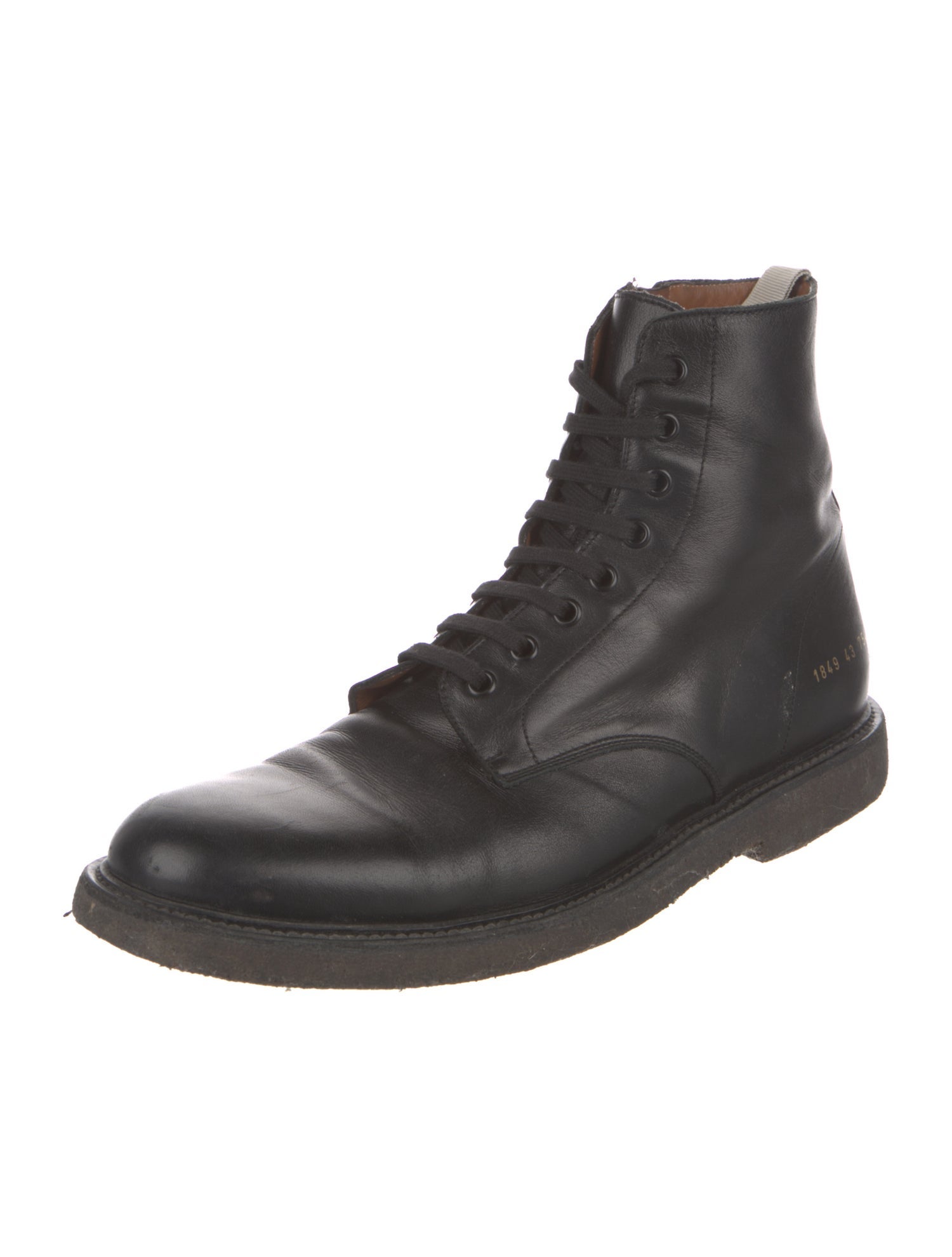 Common Projects Leather Lace-Up Boots