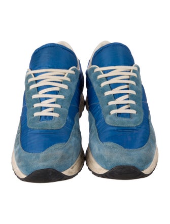 Common Projects Suede Colorblock Pattern Sneakers