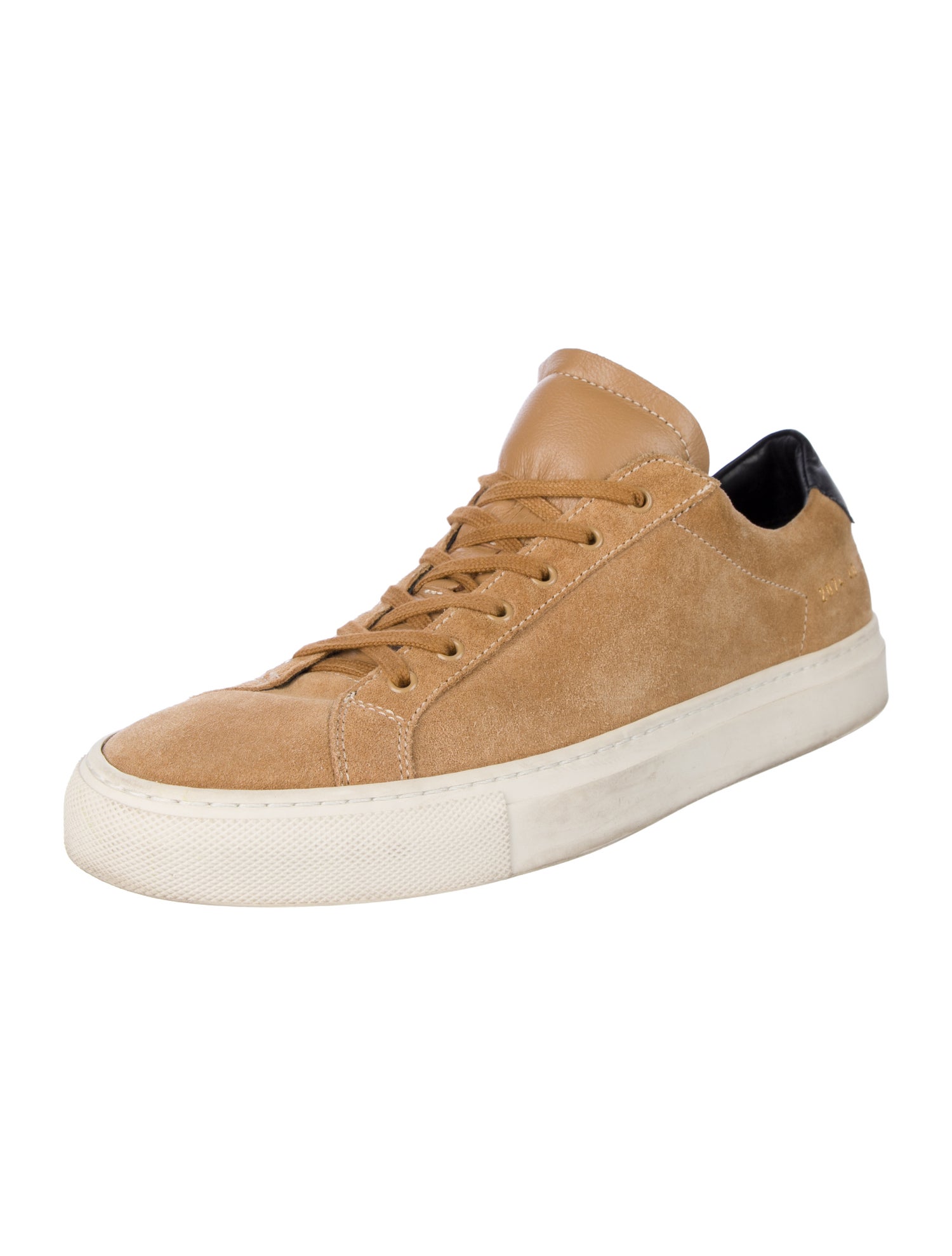 Common Projects Suede Colorblock Pattern Sneakers