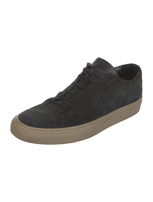 Common Projects Suede Leather Trim Embellishment Sneakers