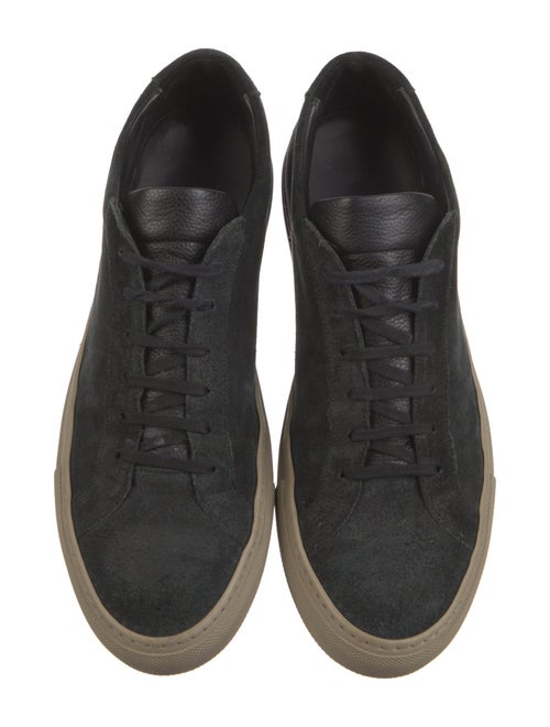 Common Projects Suede Leather Trim Embellishment Sneakers