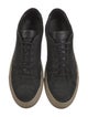 Common Projects Suede Leather Trim Embellishment Sneakers