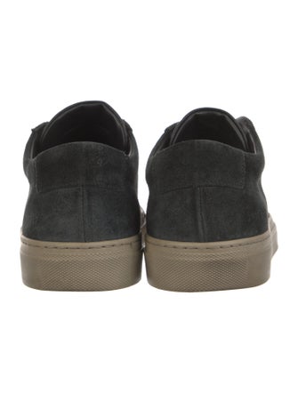 Common Projects Suede Leather Trim Embellishment Sneakers