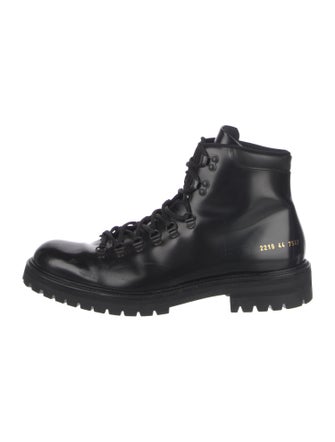 Common Projects Leather Combat Boots