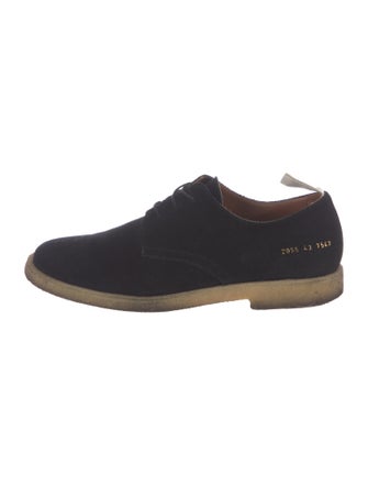 Common Projects Suede Oxfords