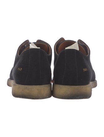 Common Projects Suede Oxfords