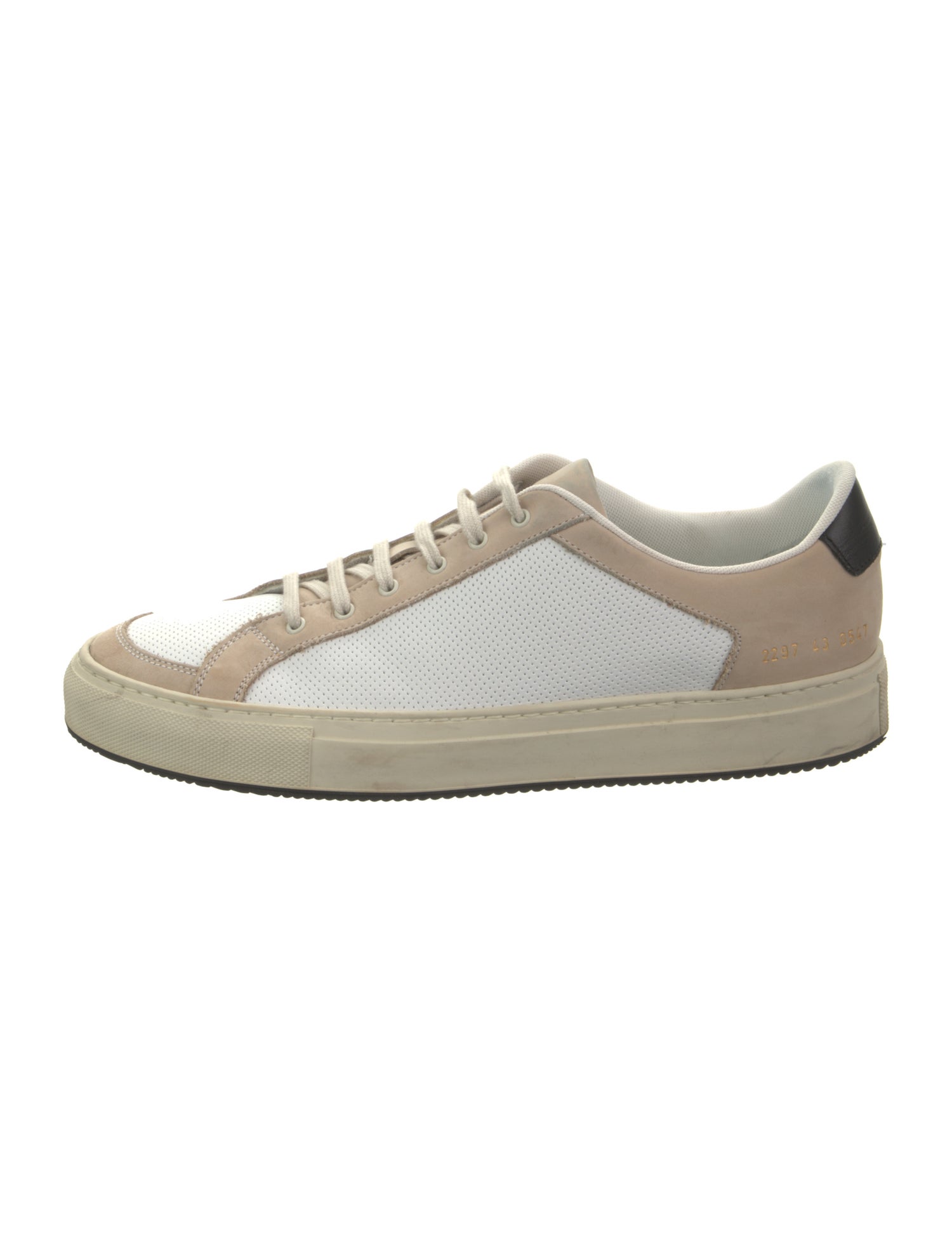 Common Projects Leather Printed Sneakers