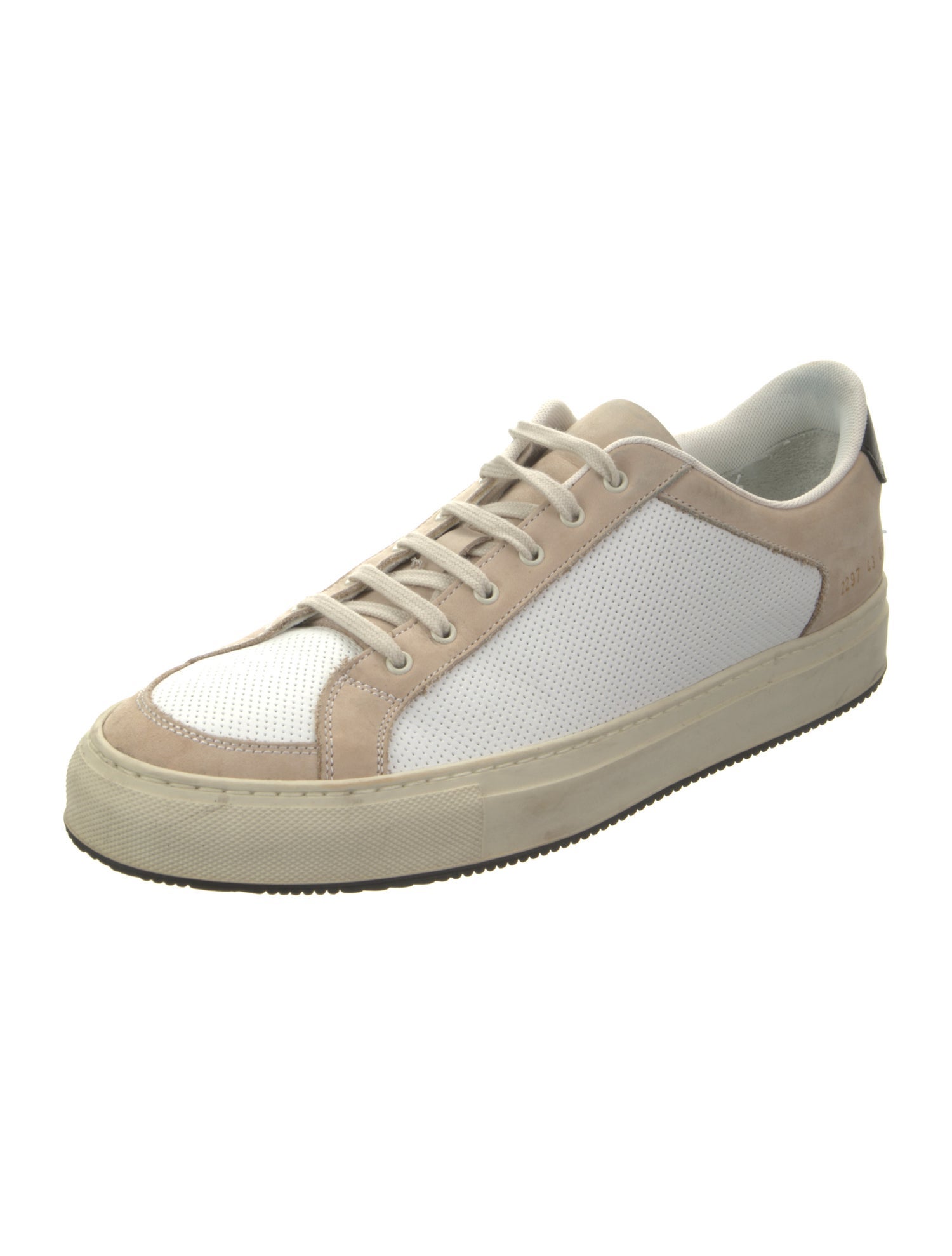 Common Projects Leather Printed Sneakers