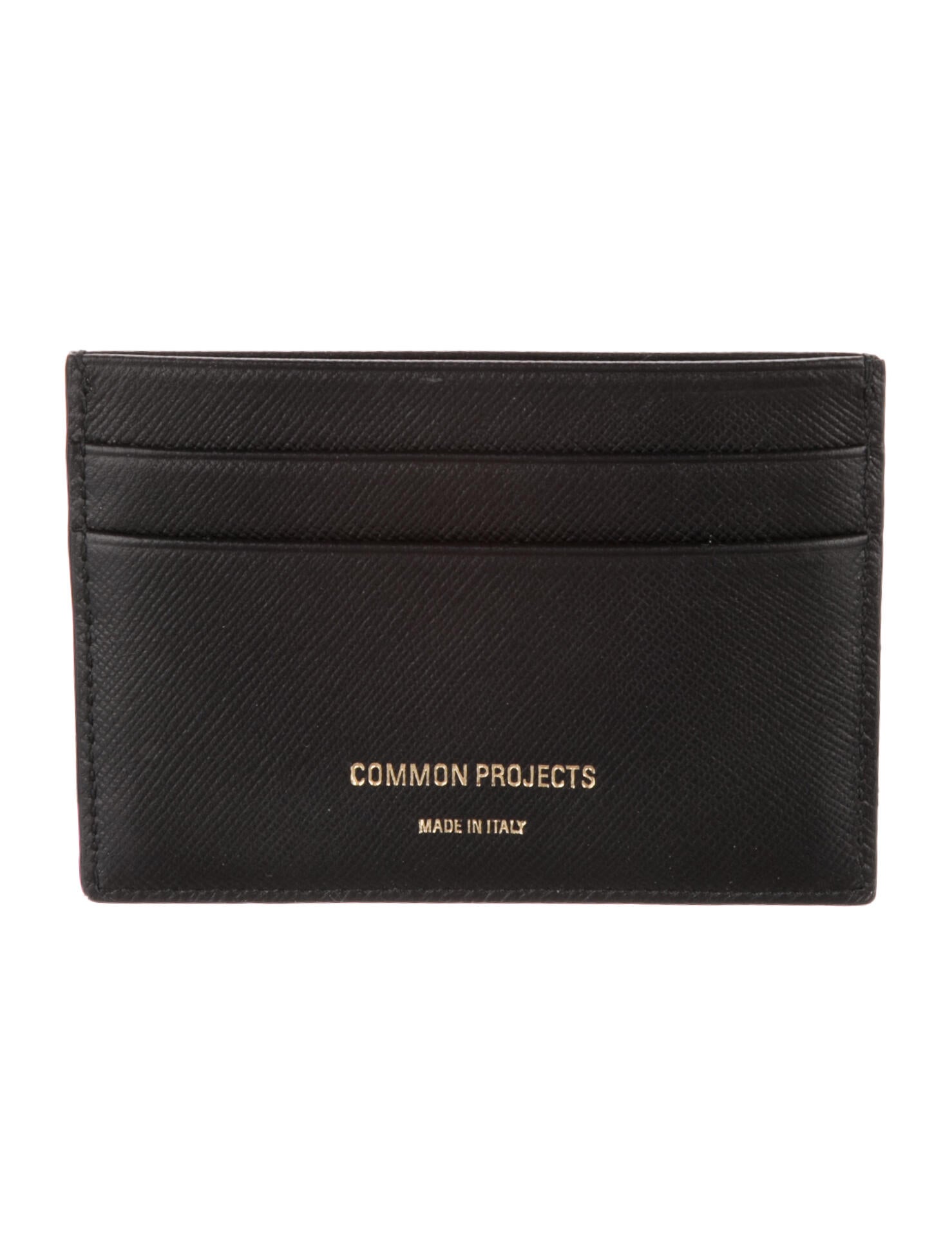 Common Projects Leather Graphic Print Card Holder