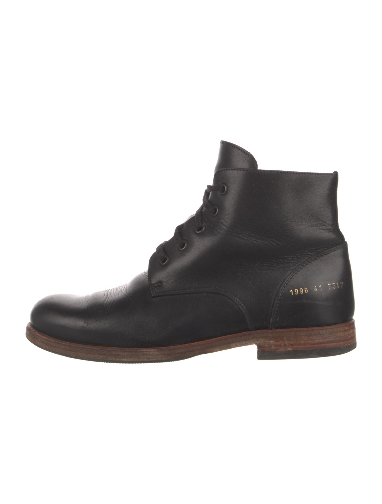 Common Projects Leather Lace-Up Boots