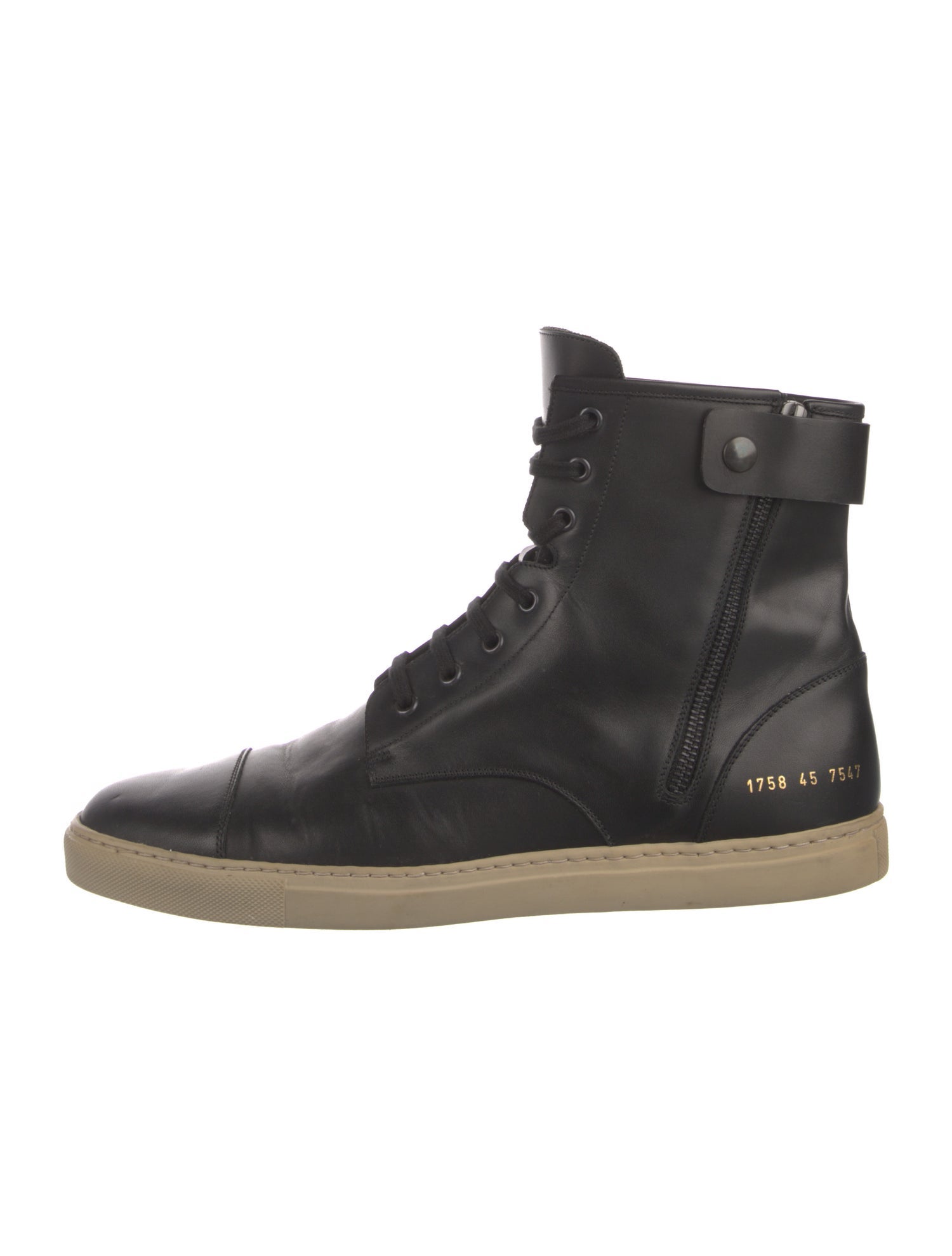 Common Projects Leather Lace-Up Boots