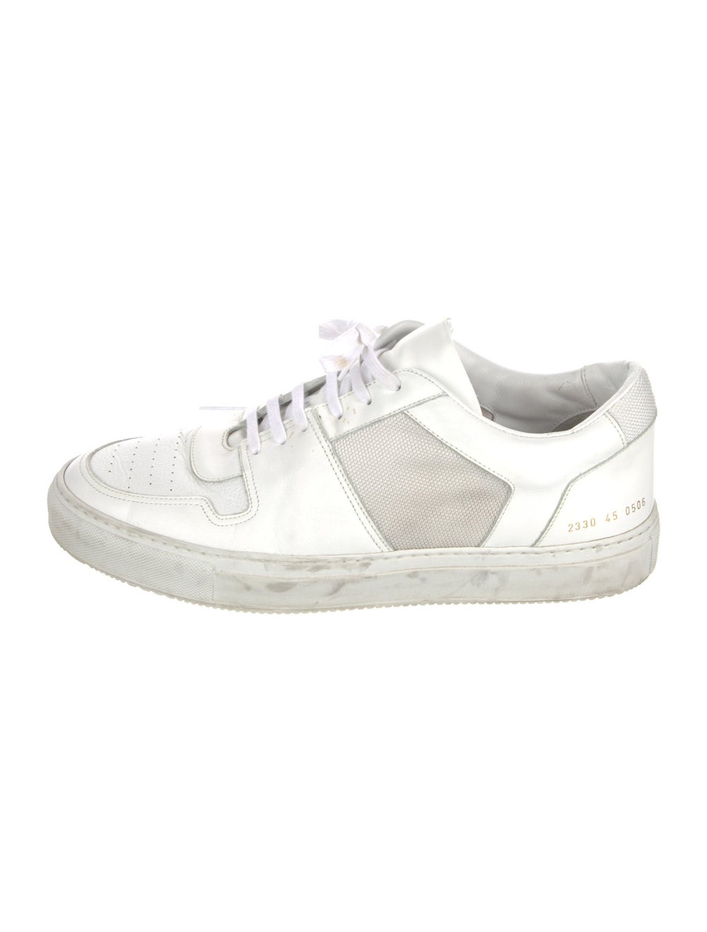 Common Projects Leather Colorblock Pattern Sneake… - image 1