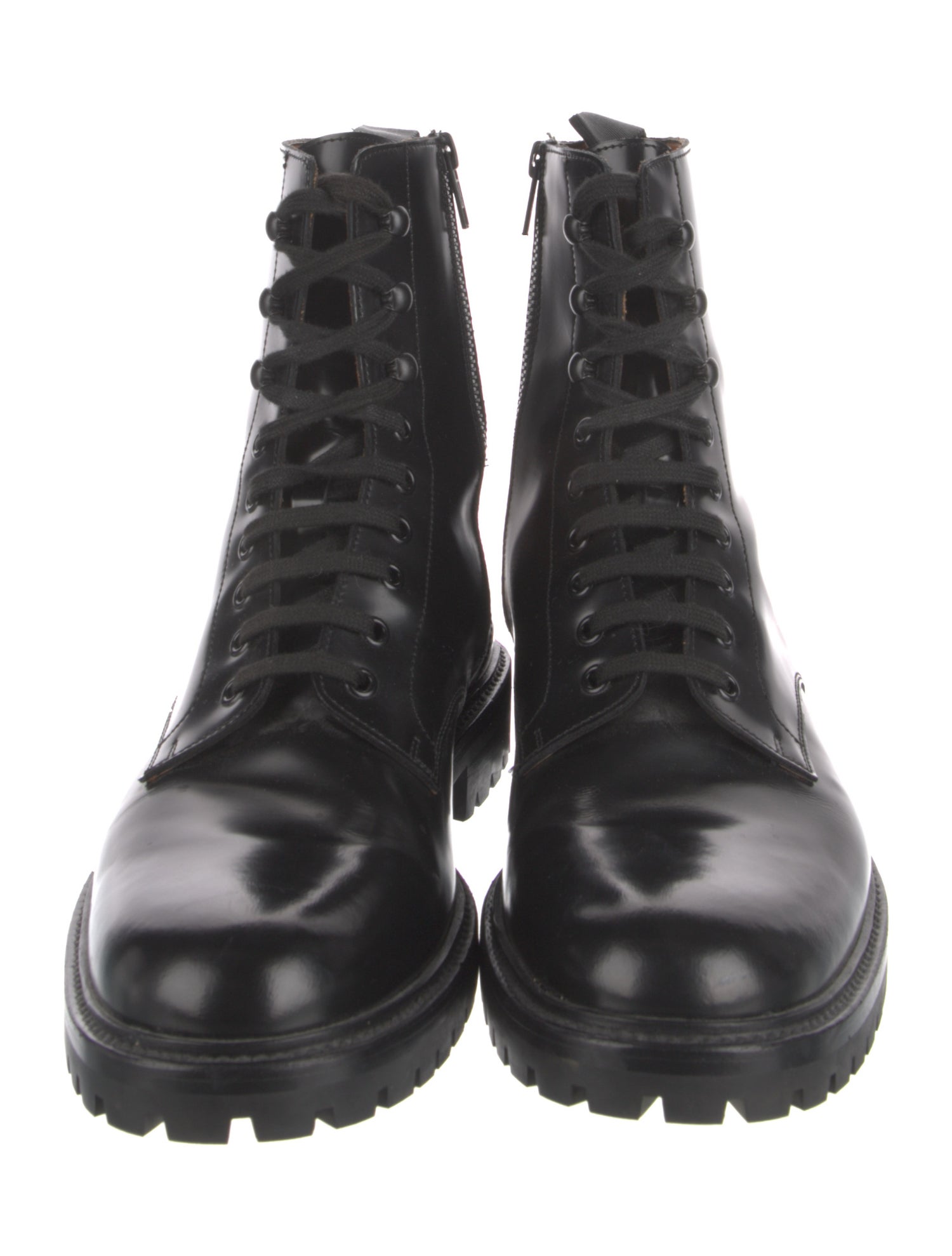 Leather Combat Boots