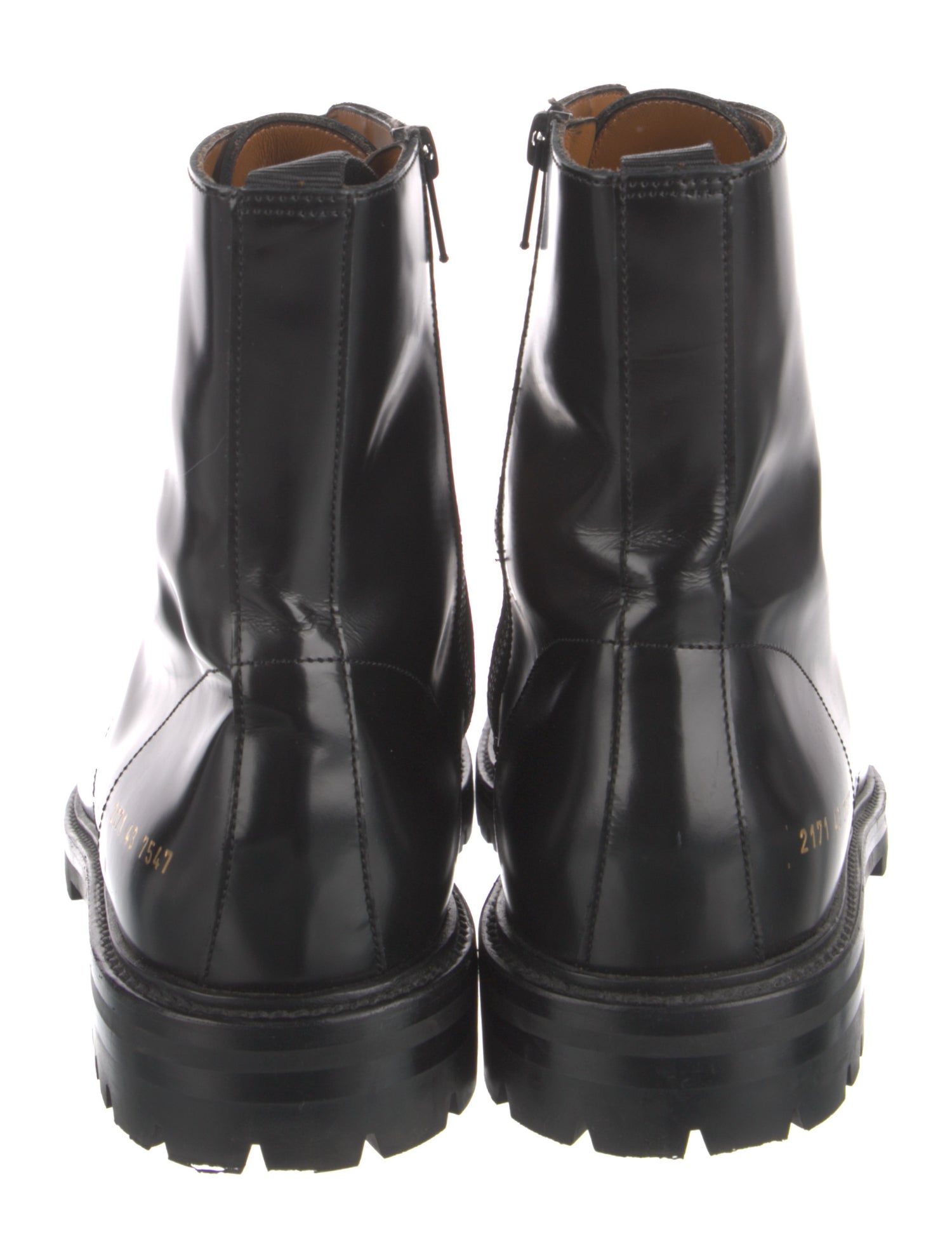 Leather Combat Boots