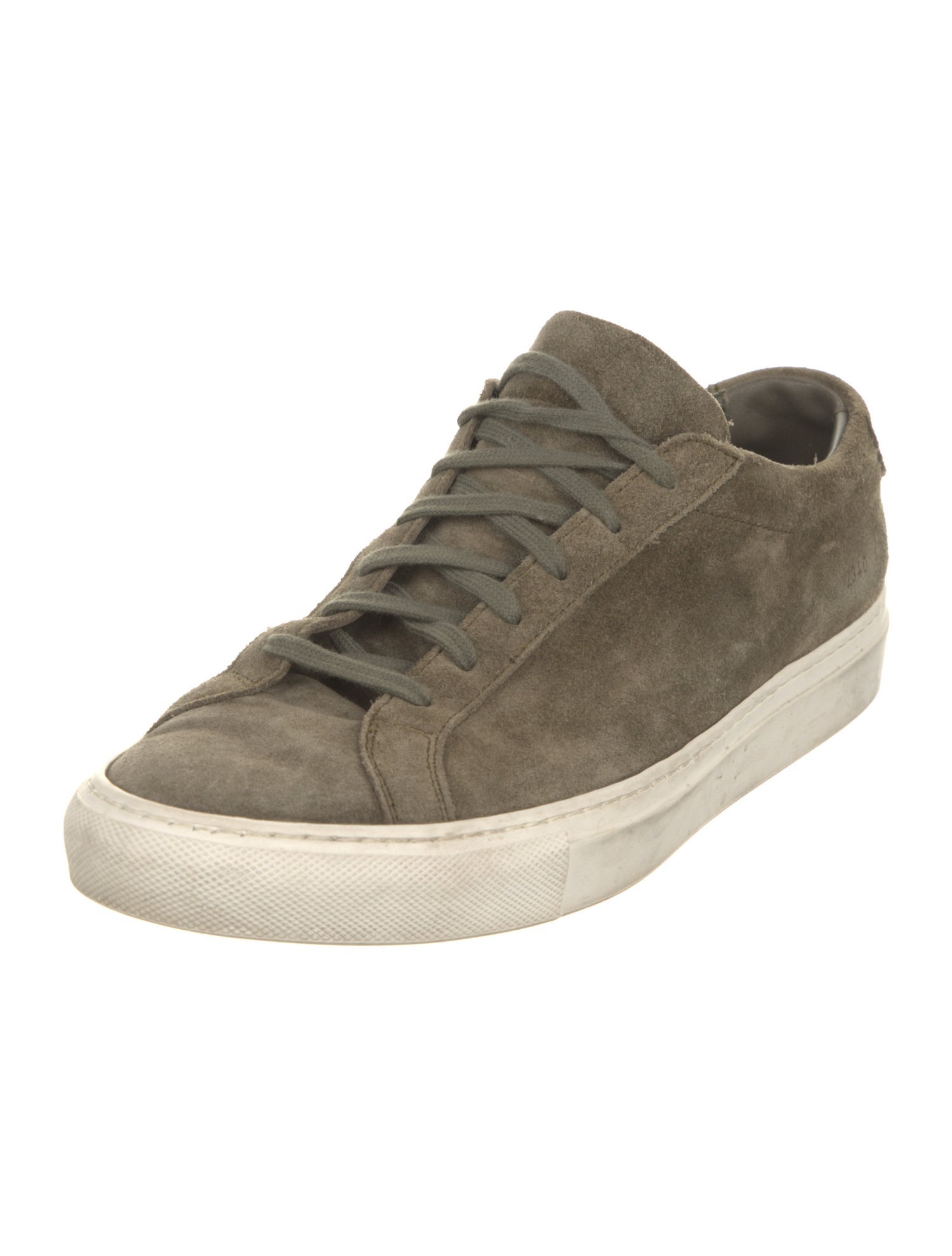 Common Projects Suede Colorblock Pattern Sneakers