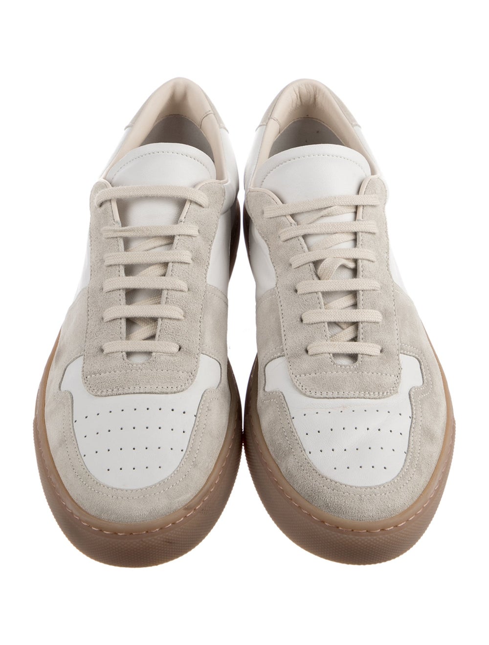 Common Projects Leather Colorblock Pattern Sneake… - image 3