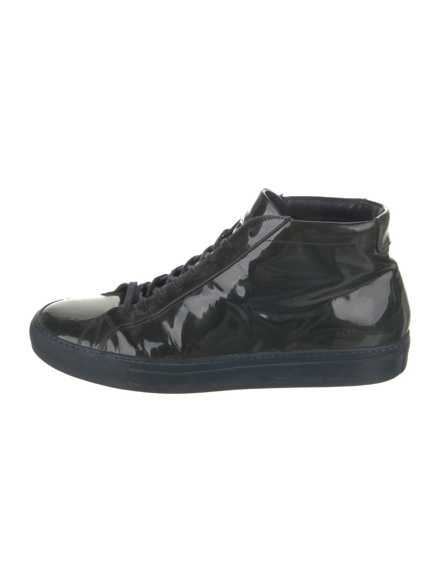 Common Projects Patent Leather Printed Sneakers
