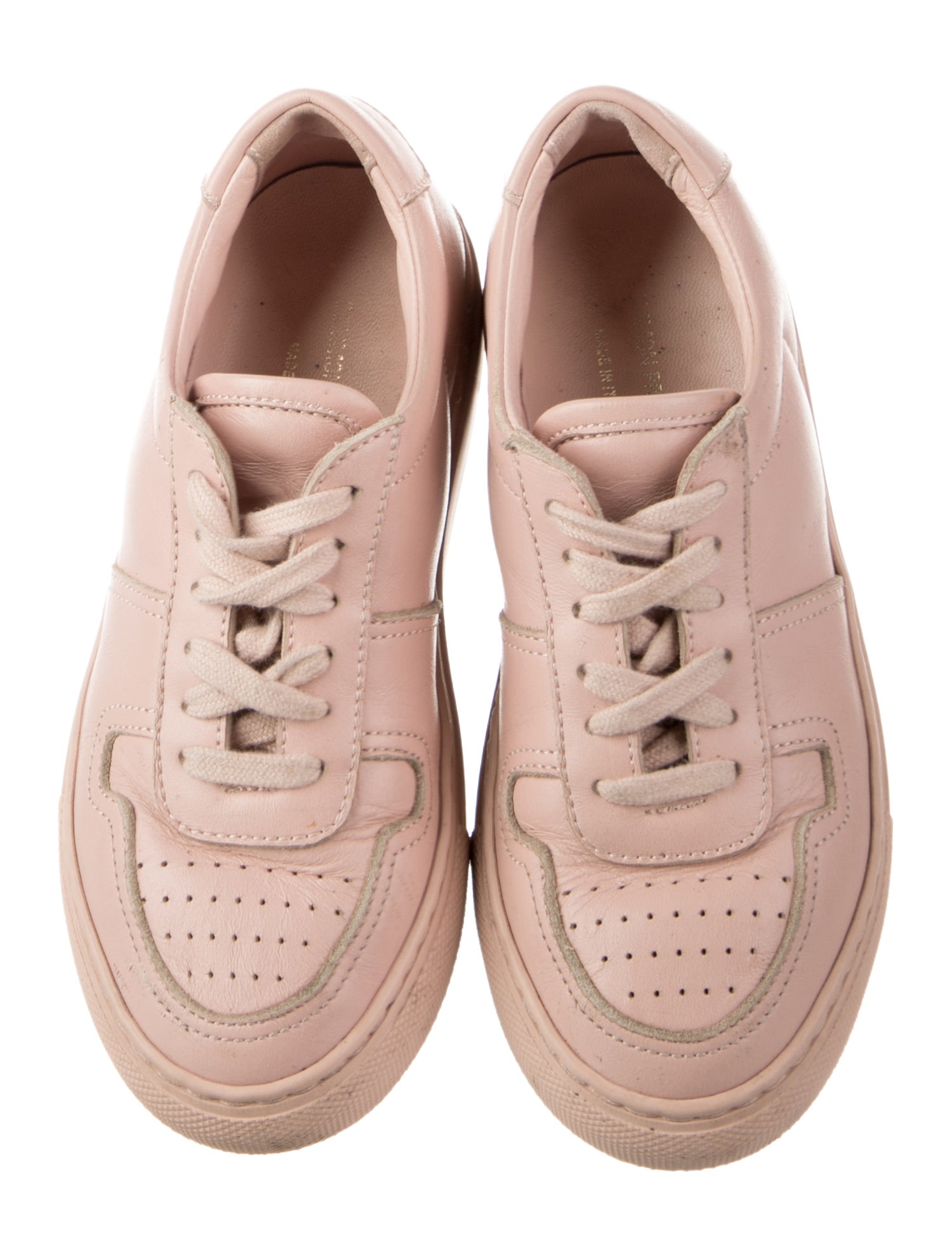 Common Projects Leather Low Top Sneakers
