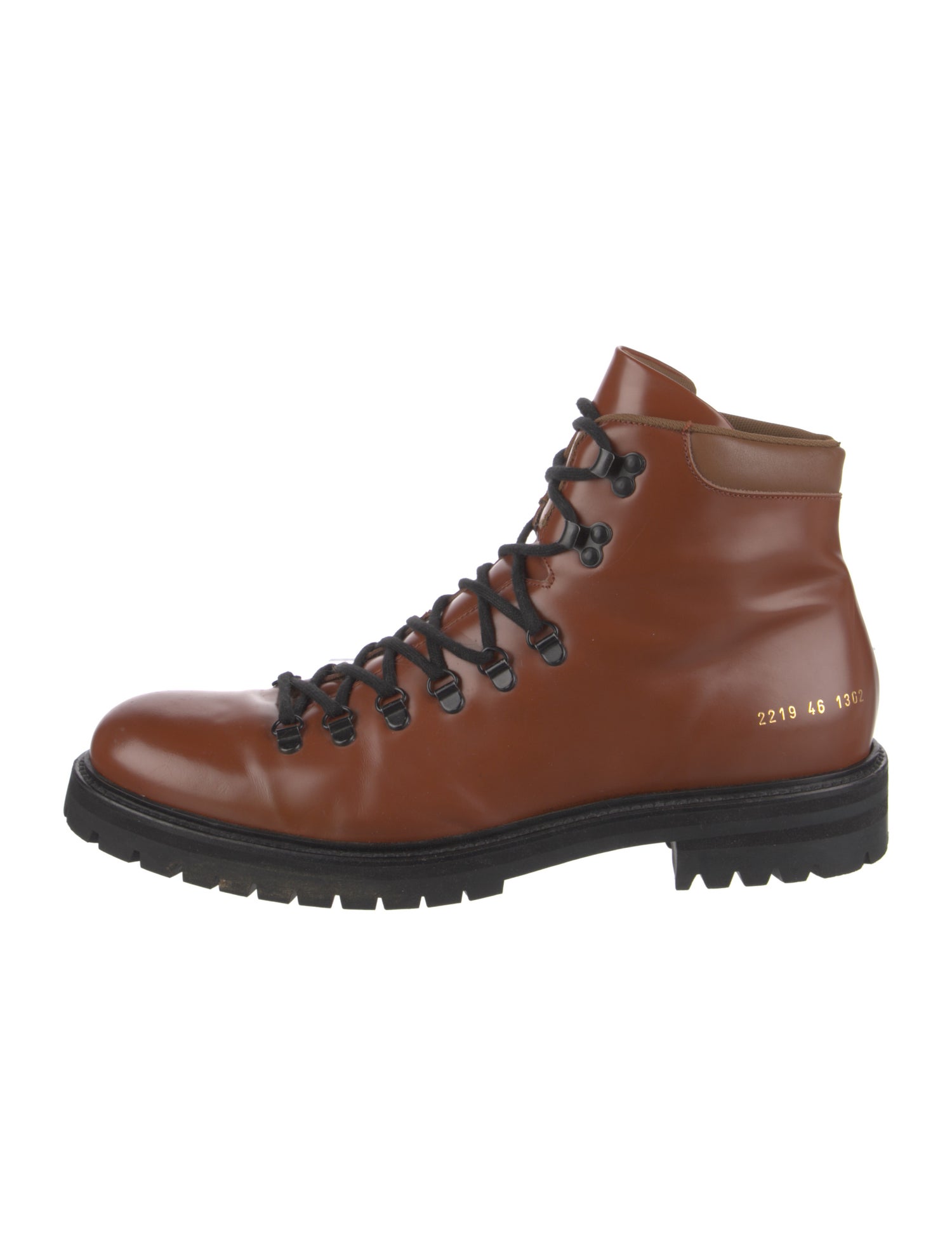 Common Projects Leather Hiking Boots