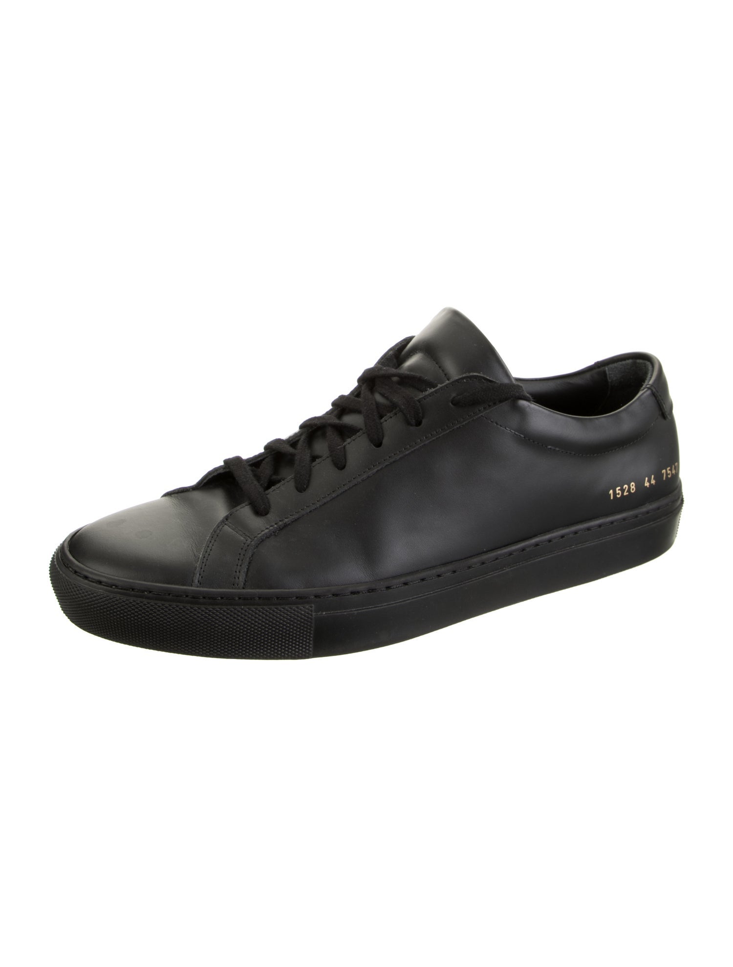 Common Projects Leather Graphic Print Sneakers
