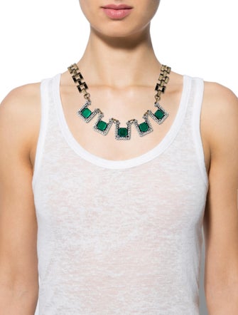 Lulu Frost Crystal Collar Necklace