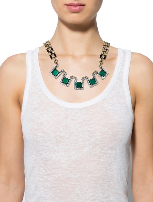 Lulu Frost Crystal Collar Necklace