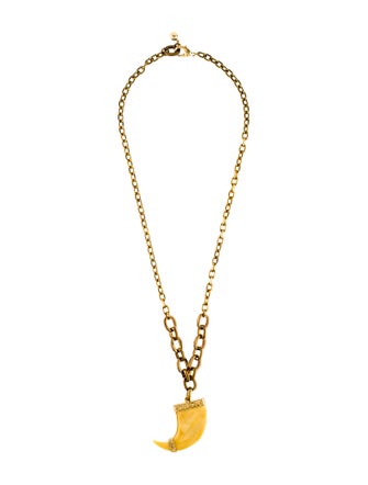 Lulu Frost Cleo Horn Pendant Necklace