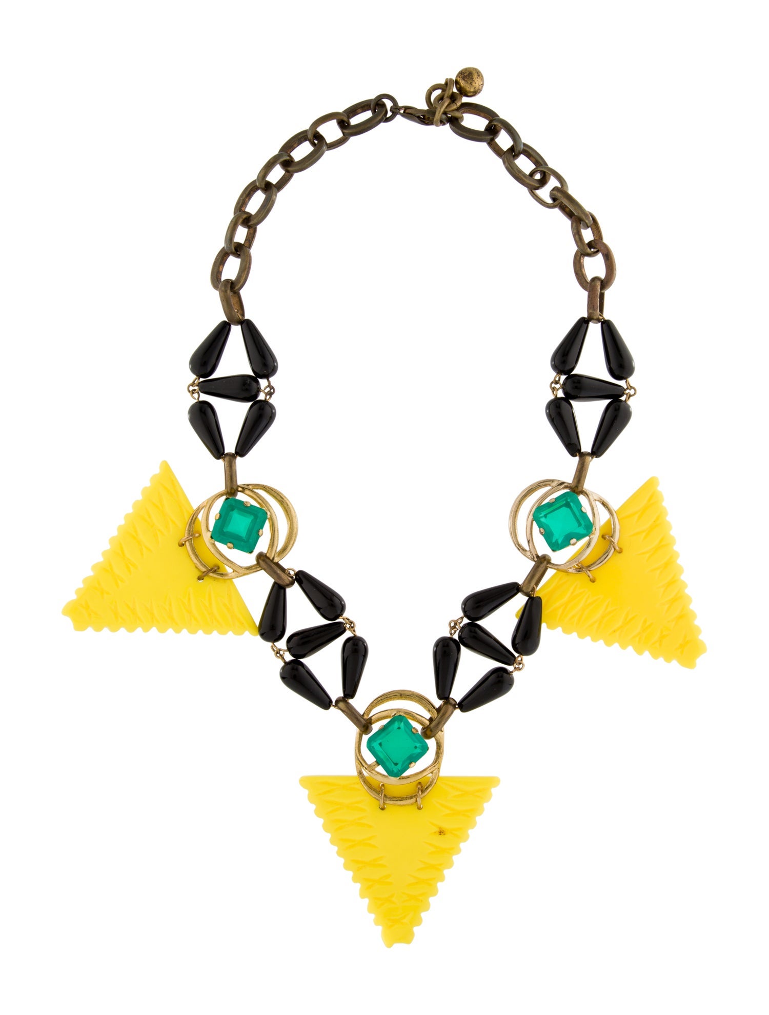 Lulu Frost Crystal & Resin Collar Necklace
