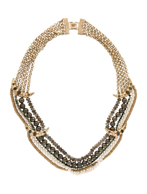 Lulu Frost Pearl & Bead Collar Necklace